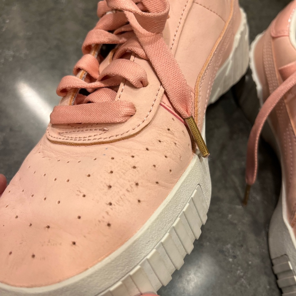 Puma Pink Platform Sneakers, women’s size 8 - Picture 5 of 7